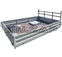Платформа ГАЗ-3302, ГАЗель Next с бортами, тентом, дугами комплект (стальные борта)